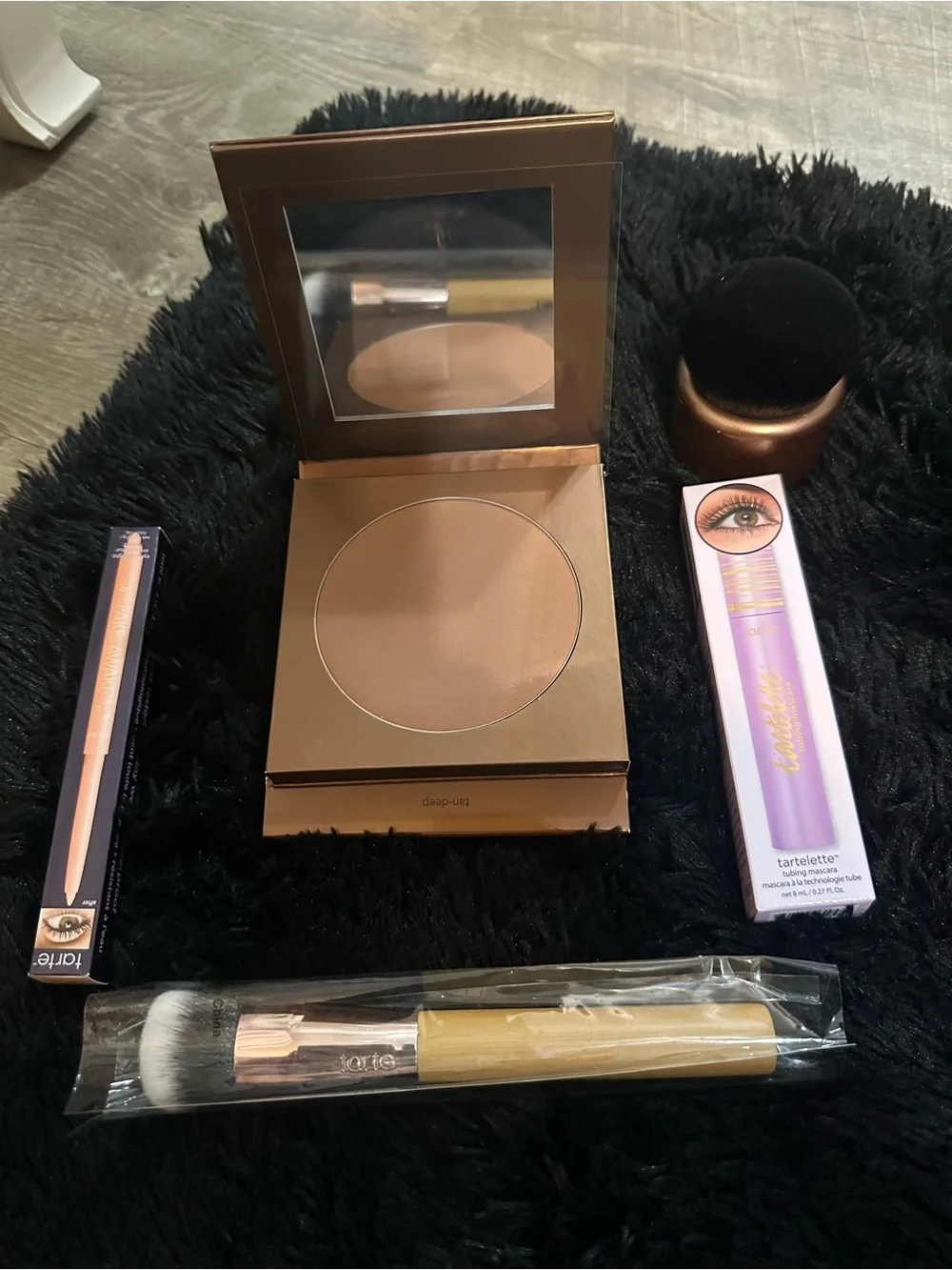 Tarte Bronzer & Brush Duo — mascara and fake awake bundle